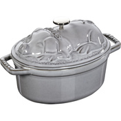 Special Cocotte Garnek Żeliwny Owalny Świnia 1 Ltr, Szary - Staub