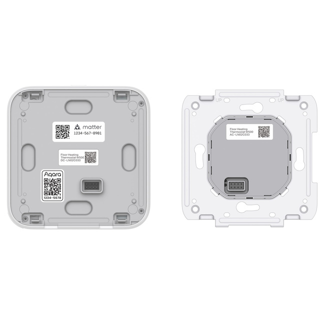 Termostat do ogrzewania podłogowego Aqara W500, Thread i Zigbee, Matter