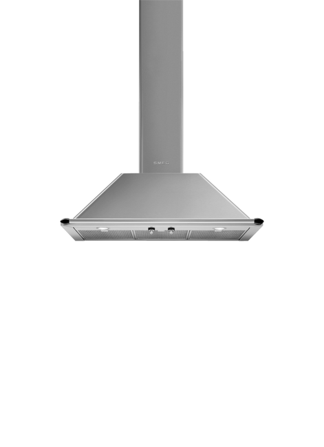 Smeg - Okap kuchenny, Victoria, 90 cm, KTR90XE VICTORIA - inox