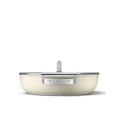 Smeg - Głęboka patelnia o średnicy 28 cm DPF2812CRM - CRM