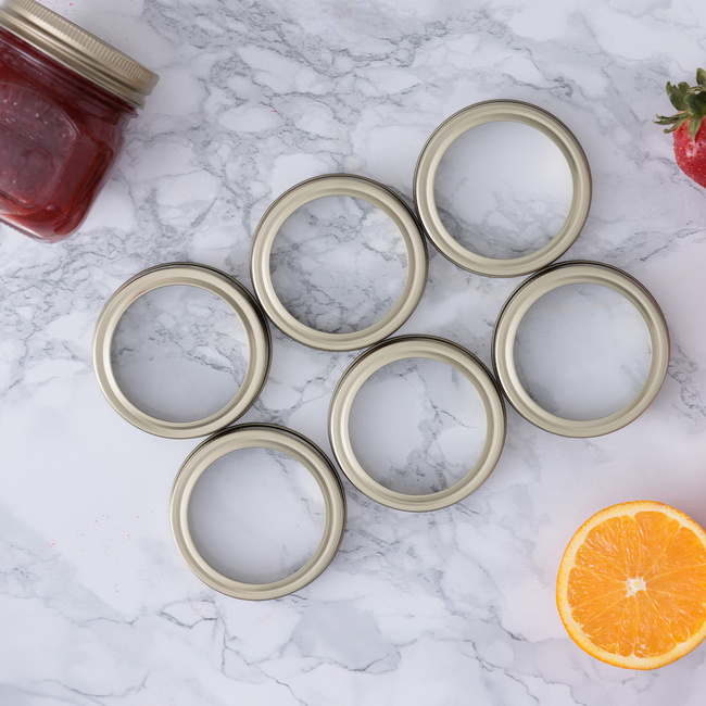 Nakrętki do słoików na przetwory Preserve Jar 6 szt. - Kilner