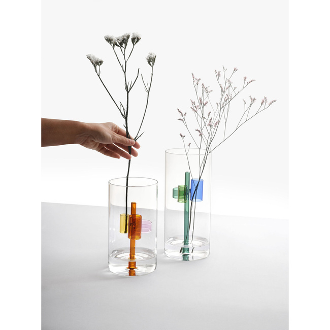 Wazony Vase 3 Blue - Ichendorf Milano