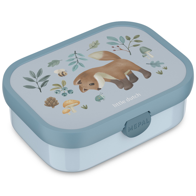 Lunchbox dla dzieci Mepal Campus Forest Friends 750 ml z wkładem na 3 części
