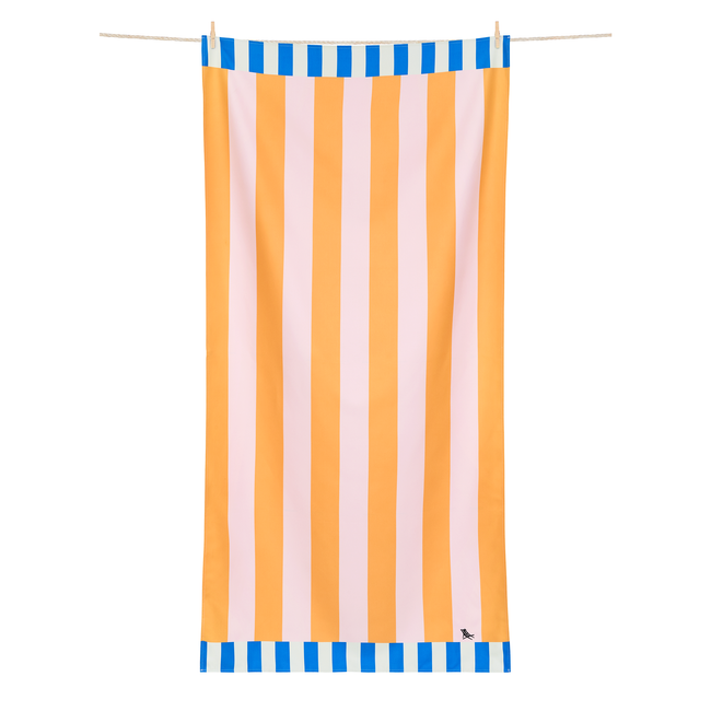 Ręcznik plażowy Dock & Bay Mellow Yellow L 160 x 90 cm, szybkoschnący