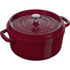 Staub La Cocotte garnek żeliwny okrągły 3.85 ltr, bordeaux