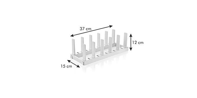 Organizer na patelnie Flexispace 370 x 148 mm - Tescoma