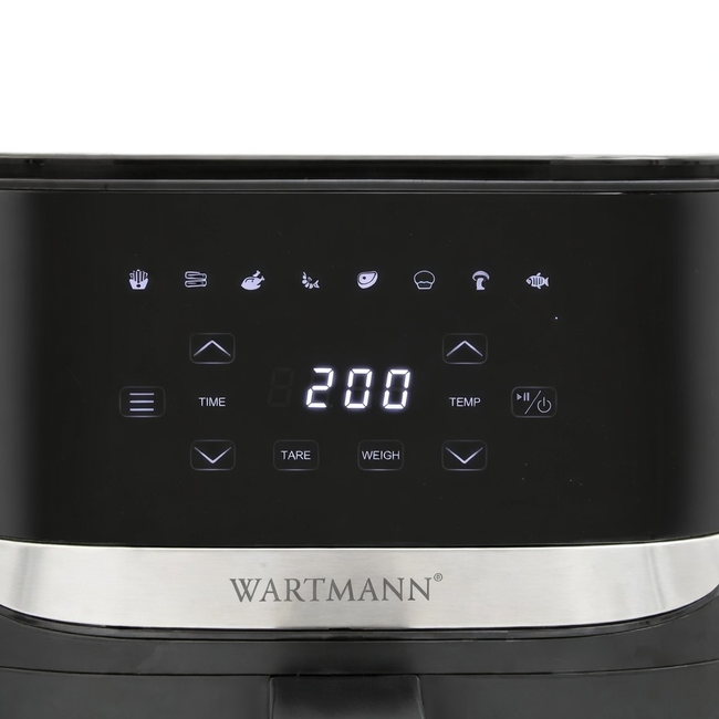 Frytkownica beztłuszczowa Wartmann WM-2203 AF z wagą i ceramiczną powłoką BPA Free