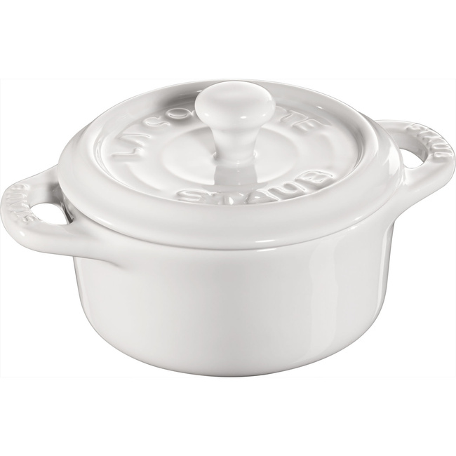 Mini cocotte Okrągły 200 ml, Biały - Staub