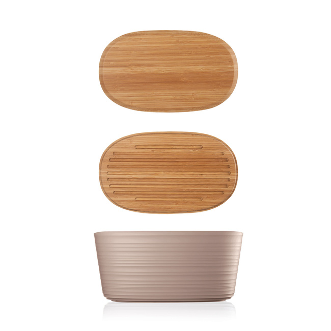 Chlebak z deską bambusową Guzzini 28 cm