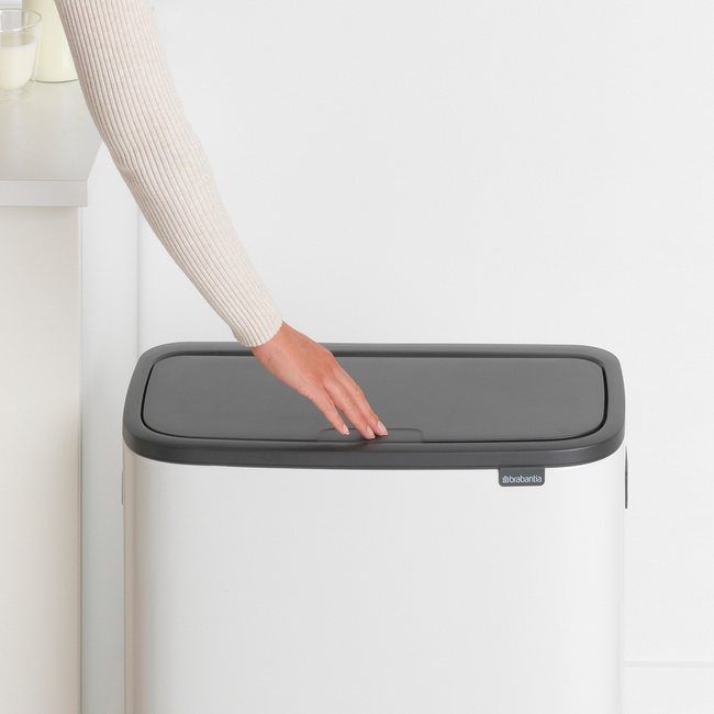 Kosz na śmieci Touch Bin Bo 60l biały - Brabantia