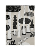 Narzuta 100 x 150 cm Magic Forest Black 724419 - Södahl