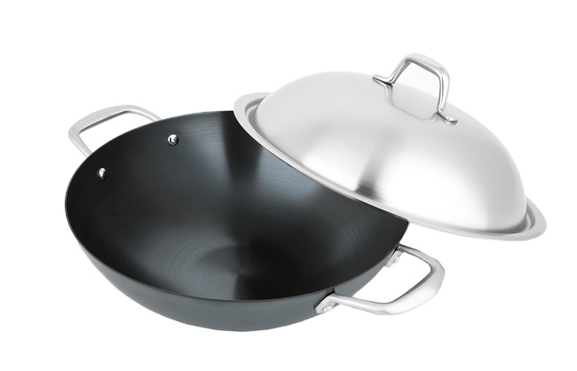 Wok ze stalową pokrywą ∅32 cm Altena - Carl Schmidt Sohn