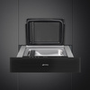 Smeg - Szuflada do pak. próż., Linea, CPV115B3 LINEA - czarny