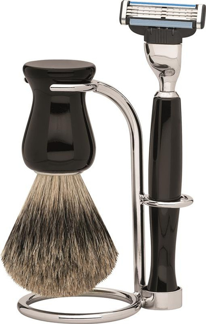 Zestaw do golenia pędzel + maszynka barcelona mach-3 - erbe solingen
