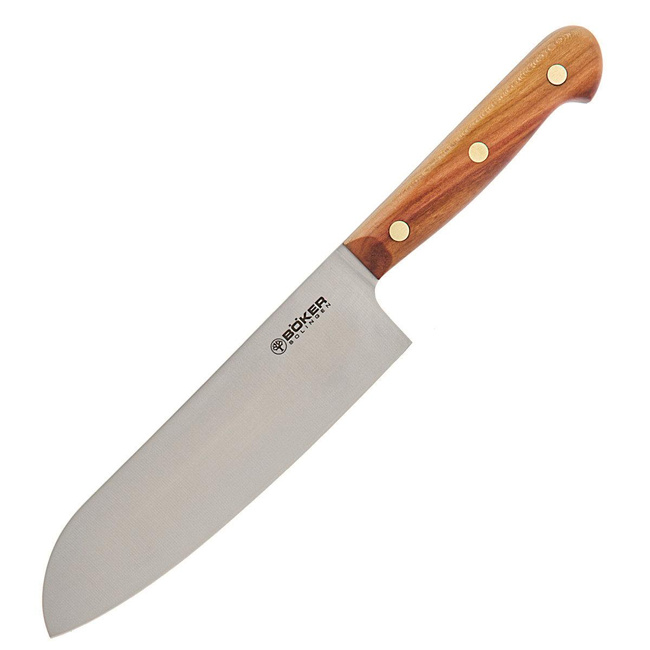 Boker Cottage-Craft Nóż Santoku 18 cm, Stal Węglowa C75/1075