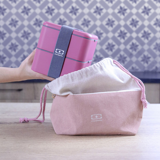 Monbento Torba Na Lunchbox Pochette - Rose Natural