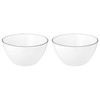 Seltmann Lido Black Line Zestaw 2 miseczek 15 cm