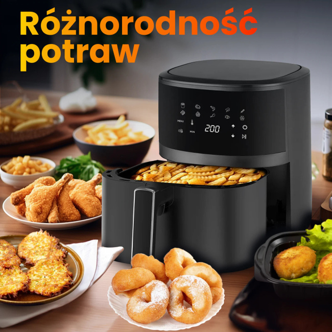 Extralink Home Air Fryer 4.2L Eu | Frytkownica Beztłuszczowa |