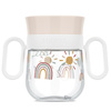 Kubek treningowy 360° Mepal Mio 200 ml do nauki picia, Sunshine & Rainbow