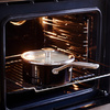 Rondel emaliowany KitchenAid 2,4 l z pokrywką, czarny