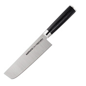 Nóż Nakiri Samura MO-V SM-0043, ostrze 16,7 cm, stal AUS-8, rękojeść G10