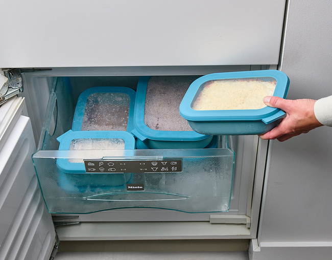 Zestaw 3 Pojemników Cirqula prostokątna 500 1000 2000 White - Mepal