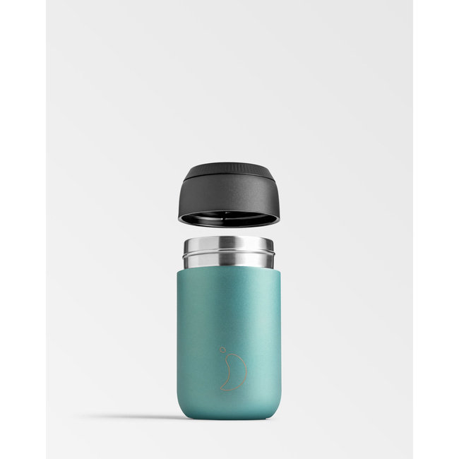 Termiczny kubek do kawy Chillys | 340ml | Matowy metalik Atlantis Series 2 - Chillys Bottles