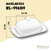 Maselnica porcelanowa biała - Wilmax