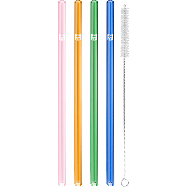 Zestaw 4 Słomek Prostych Kolorowe - Zwilling