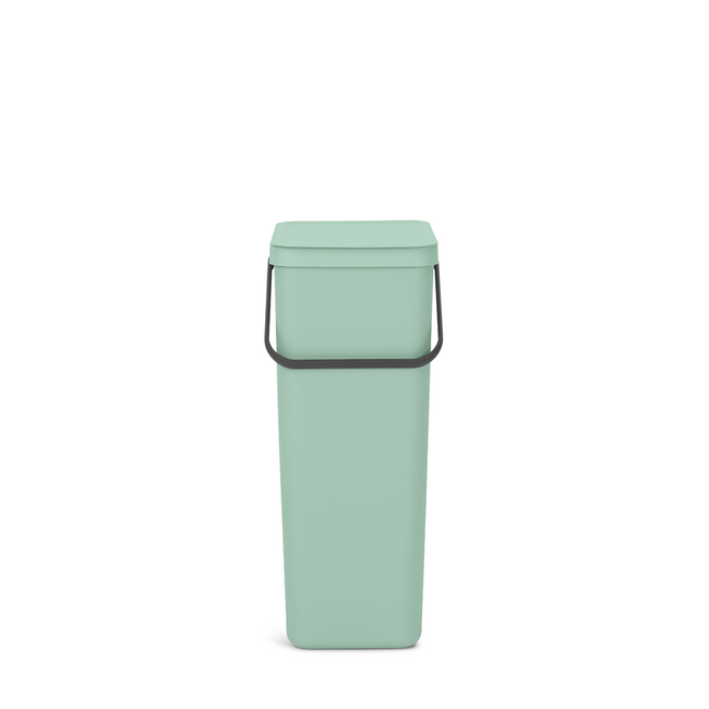 Kosz do segregacji Brabantia Sort & Go 40 l Jade Green ze wspornikiem ściennym