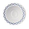 Miska na sałatkę z białej, zdobionej porcelany 2,5 l La Bella Tavola - Alessi