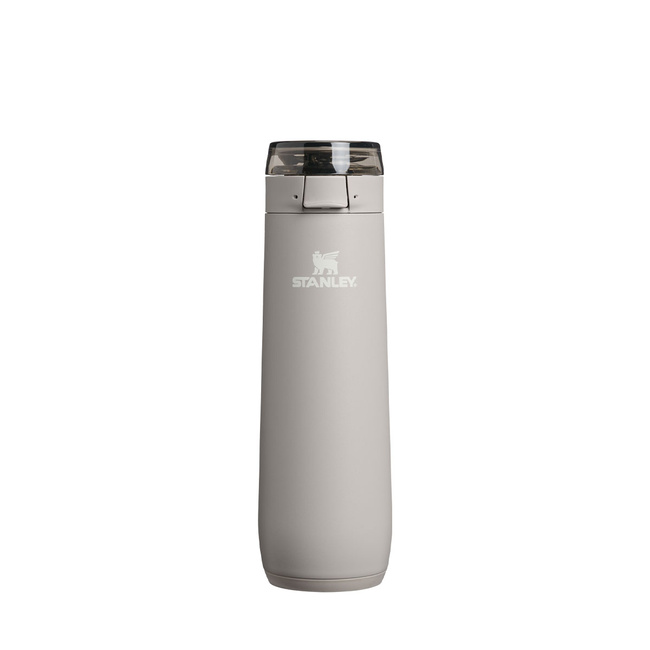 Butelka termiczna Stanley FlowState Spring Bottle 0,59 l ze słomką, szara Ash