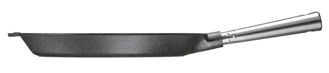 Duża patelnia żeliwna Skeppshult Professional 28 cm ze stalową rączką