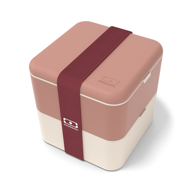 Lunchbox Bento Square Fr, Pink Moka - Monbento