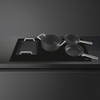 Smeg - Płyta indukcyjna, 90 cm, prosta krawędź Universal Si1m4954d Czarne szkło.