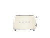 Smeg - Toster, Dwie Kromki, Kremowy 50's Style Tsf01Creu Kremowy.