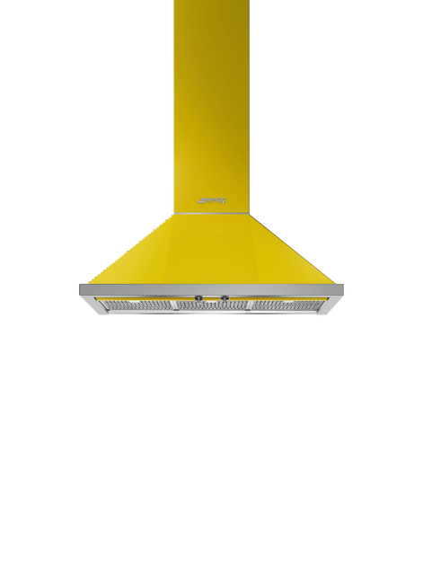 Smeg - Okap kuchenny, Portofino Portofino Kpf9yw Żółty