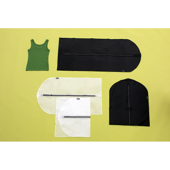 Ochronne pokrowce na ubrania 3 szt. Czarne - Brabantia