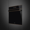 Smeg - Piekarnik, 60 cm, Dsn Dolce Stil Novo Sop6606S2Pnr czarne szkło