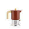 Zaparzacze do espresso na 3 filiżanki, brązowe Vite - Alessi