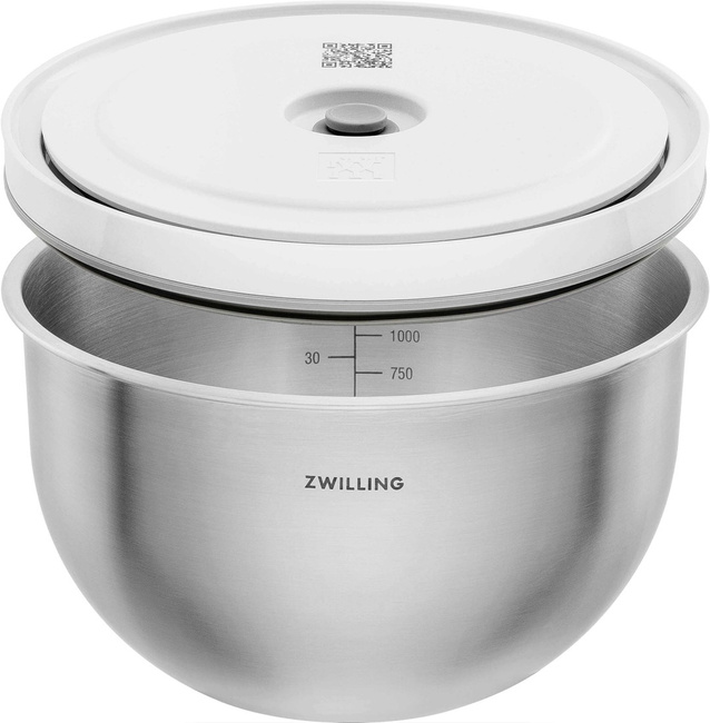Zestaw 3 misek stalowych z pokrywkami próżniowymi ZWILLING Fresh & Save, 0,35, 1,75 i 4 l