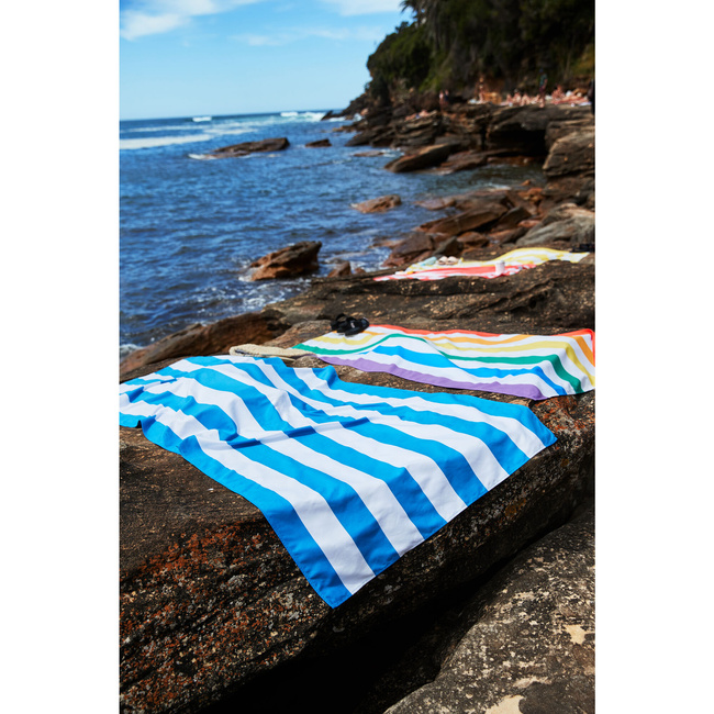 ręczniki plażowe szybkoschnące do plaży Bondi Blue L 160x90cm - Dock & Bay