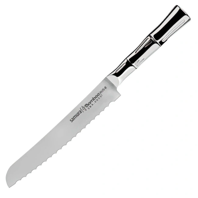 Samura Bamboo SBA-0055 Nóż do chleba ząbkowany ostrze 20 cm stal AUS-8 rękojeść nierdzewna