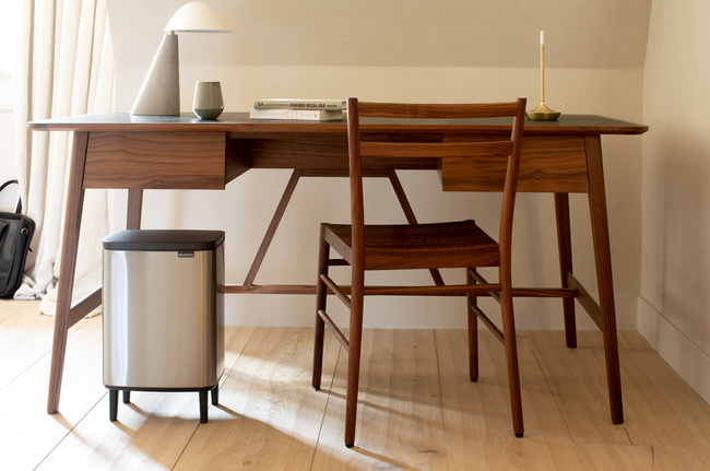 Kosz Bo Hi 12 L Matt Steel Niepalcujący 227264 - Brabantia