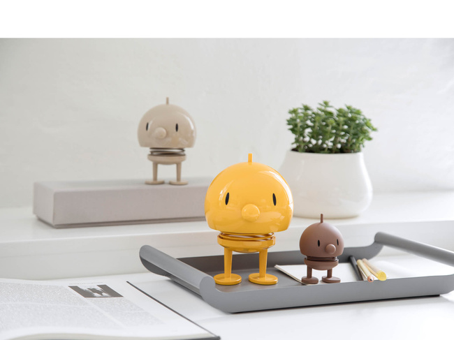 Figurka Hoptimist Bumble M Yellow Żółta Dekoracja Biurkowa Prezent