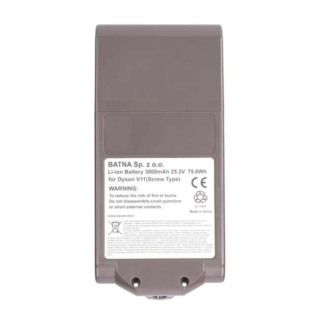 Extralink | Bateria, Akumulator do Odkurzacza, Zamiennik dla Dyson V11 | (Screw Type) 25.2V 3000mAh