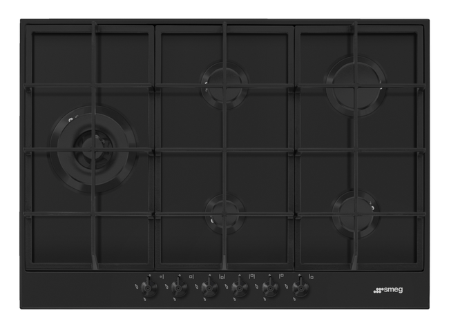 Smeg - Płyta kuchenna Classica Px375Lmb Czarny mat
