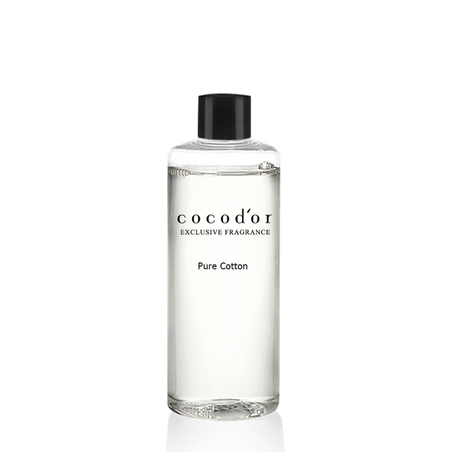 Zapasowy olejek do dyfuzora z patyczkami Flower o zapachu Pure Cotton 200 ml - Cocodor