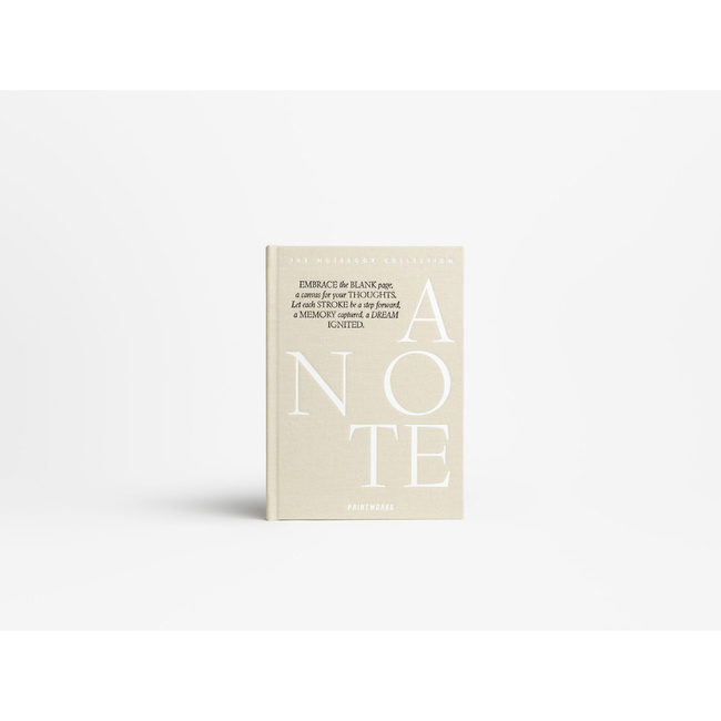 Notatnik - Just A Note, Beżowy Books - Printworks