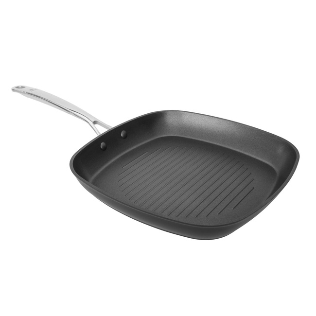 Shiori - Aluguss Pro patelnia do steków z powłoką ceramiczną indukcja 28x28 cm